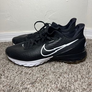 NEW Nike Air Zoom Infinity Tour PMO Flyknit Golf Shoes Men's 9.5 Black White
